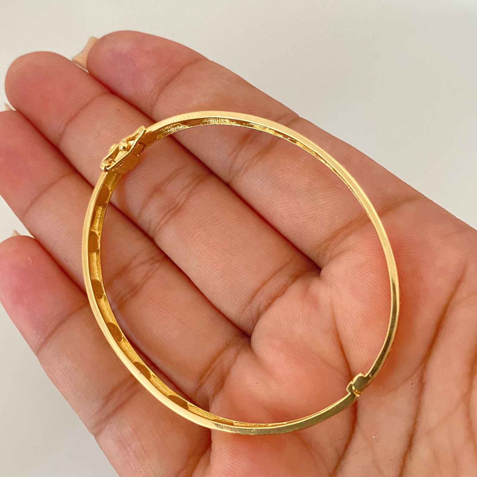 Aro sello Oro amarillo 18k 10,35 Gr 4,5 mm 17 Cm