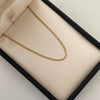 Pulso It Mini Cubana Oro amarillo 18k +2 / 0,95 Gr / 1,9 mm / 18,2 Cm