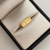 Herraje Dolar Oro amarillo 18k 0,55 Gr / 2 Cm