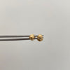 Topos bola diamantada  Oro amarillo 18k 0,5 Gr