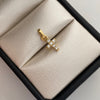 Dije Cruz Casting Oro amarillo 18k 0,85 Gr / 7,2 mm / 1,5 Cm