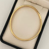 Aro It resortado Oro amarillo 18k +5 / 3,90 Gr / 5,8 mm / 20 Cm