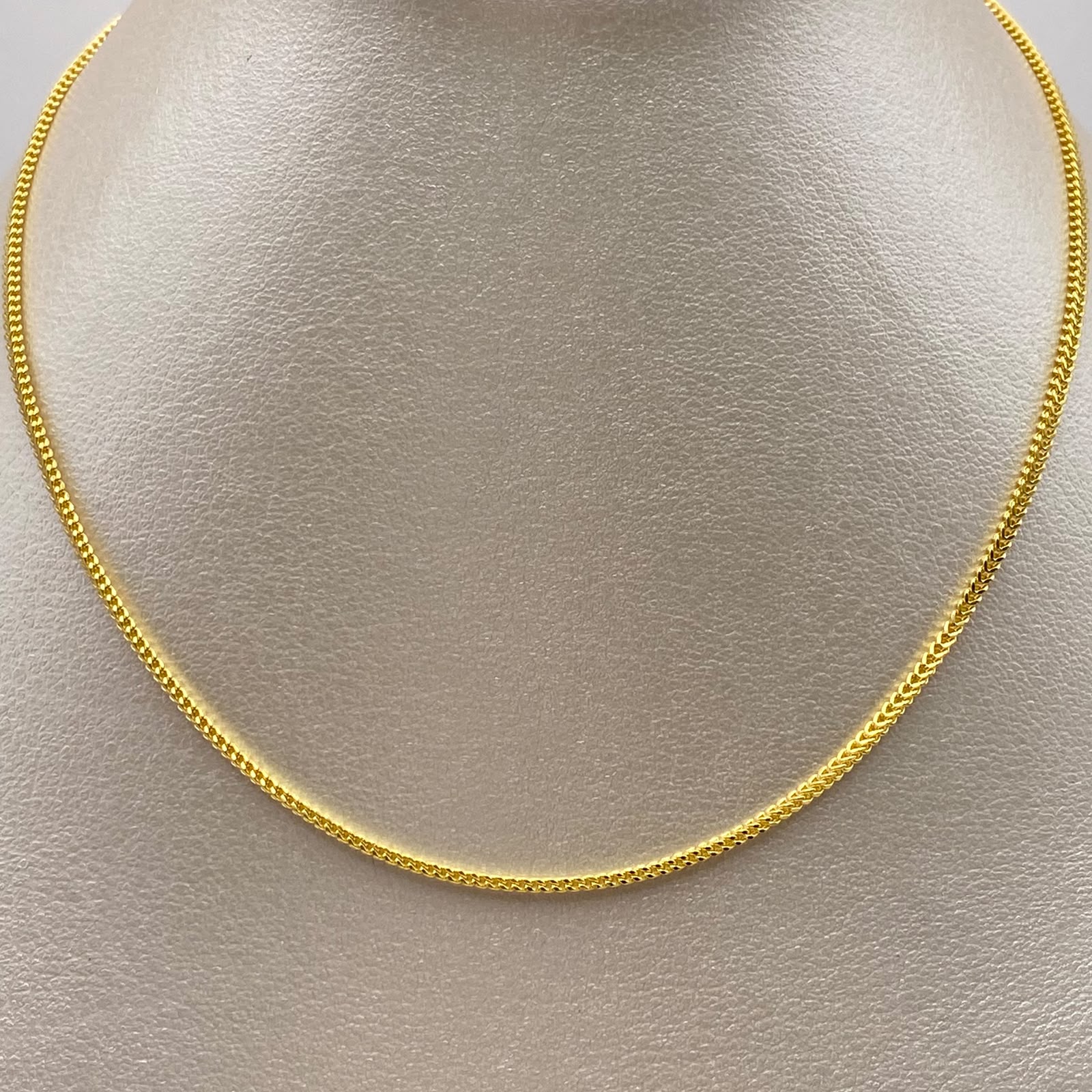 Cadena It Mini Franco Oro amarillo 18k +1 / 3,55 Gr / 1,5 mm / 50 Cm