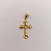 Dije cruz cristo puntas redondas Oro amarillo 18k 1,8 Gr / 21,1 mm / 4,5 Cm