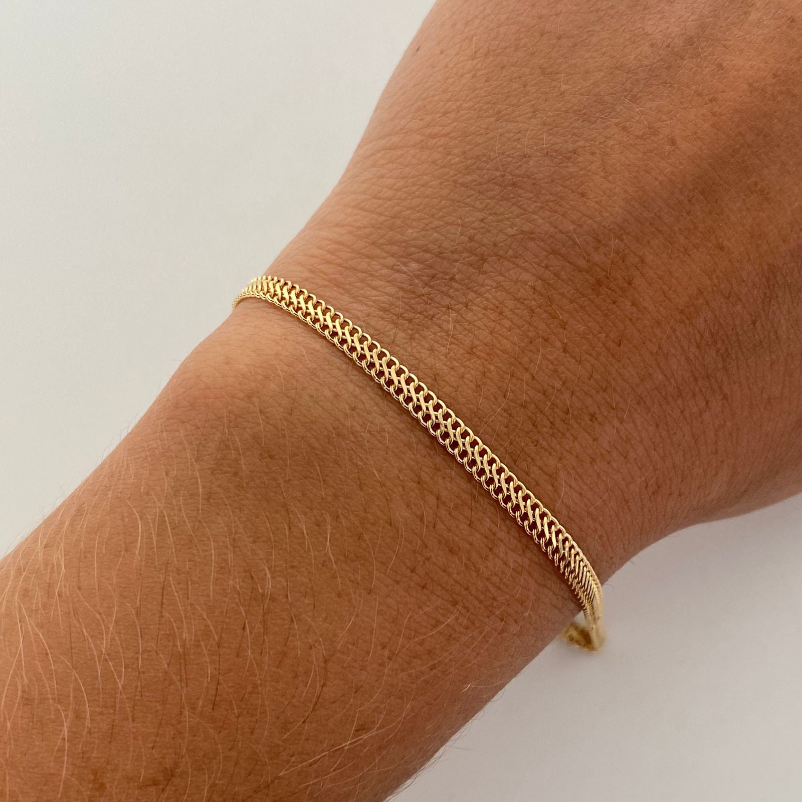 Pulso It Sedusa Oro amarillo 18k +2 / 1,35 Gr / 3,2 mm / 18,5 Cm