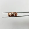 Anillo Argolla de matrimonio (POR FABRICACION)  corazon con diamantes 1.8 mm  Oro amarillo 18k / Talla 10/ 7 / 15,8 Gr / 7 mm