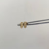 Topos Tres Corazones Oro amarillo 18k 0,85 Gr / 3,5 mm