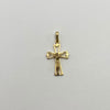 Dije Cruz silueta cristo Oro amarillo 18k 1,5 Gr / 14,8 mm / 2,7 Cm