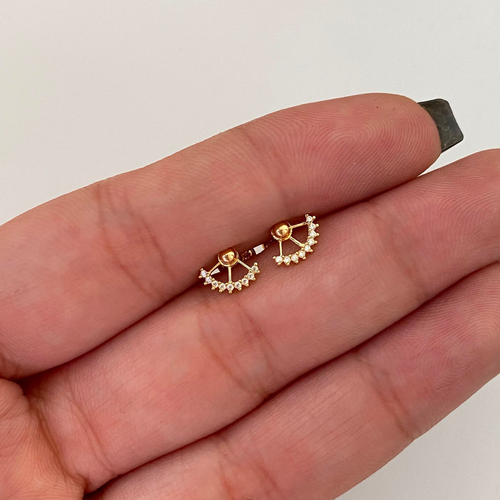 Topos Abanico Casting Oro amarillo 18k 0,75 Gr / 8,2 mm