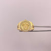 Anillo Corona rx circones blancos Oro amarillo 18k / Talla 10 / 7,0 Gr / 5,2 mm
