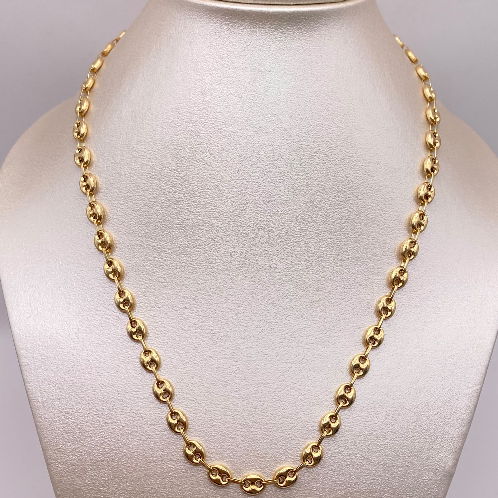 Cadena Gc Liso Oro amarillo 18k 10,15 Gr / 5,3 mm / 50 Cm Broche 0,40
