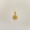 Dije letra O Oro amarillo 18k 0,70 Gr / 2,0 Cm