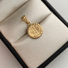 Dije San Benito Oro amarillo 18k 0,75 Gr / 12,2 mm / 2,2 Cm