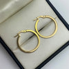Candonga It delgada lisa Oro amarillo 18k 1,85 Gr / 2,5 Cm