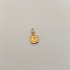 Dije Placa C Oro amarillo 18k 0,35 Gr / 7 mm / 1,3 Cm