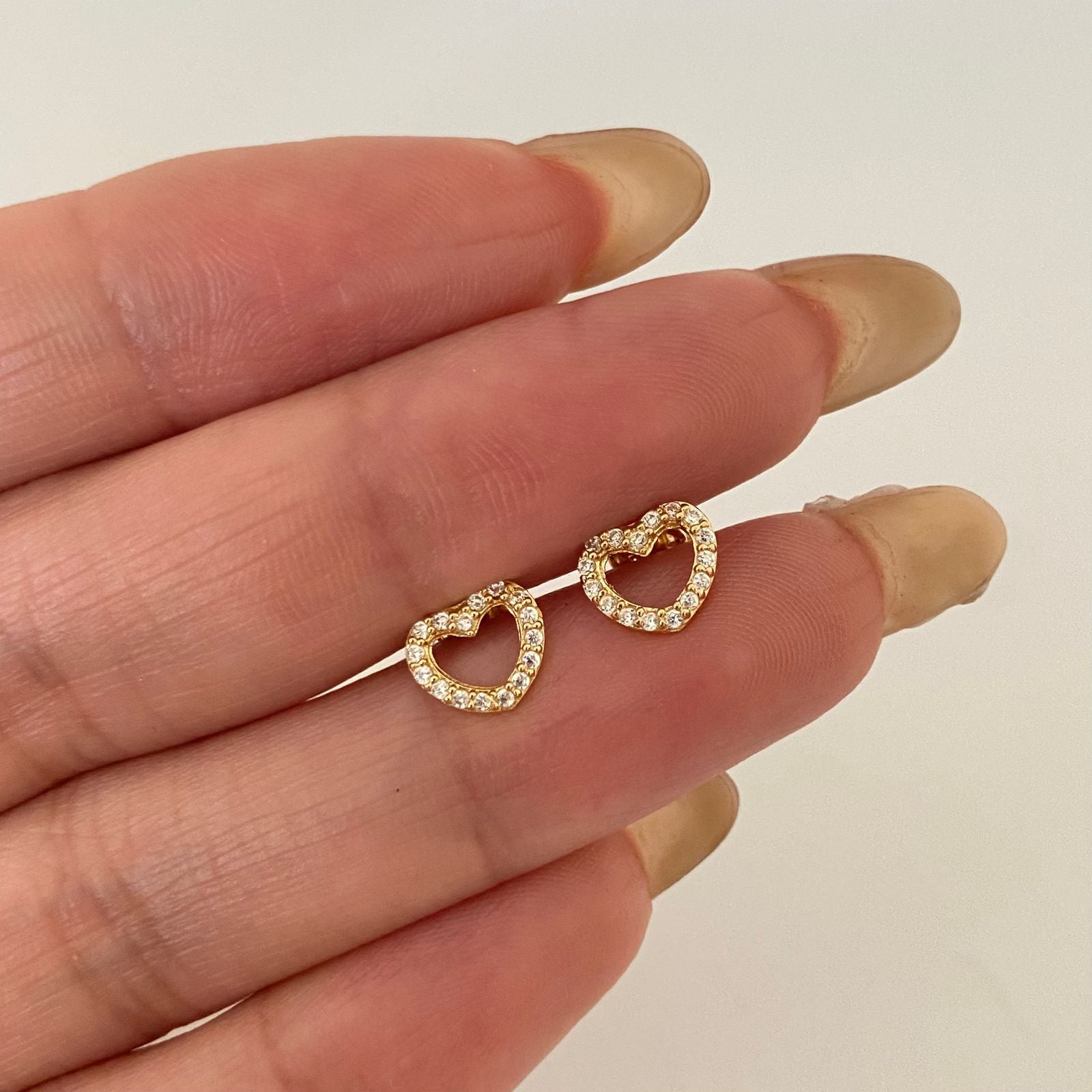 Topos corazon casting Oro amarillo 18k 0,9 Gr / 7,8 mm