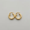 Candonga redonda lisa Oro amarillo 18k 1,95 Gr / 1,8 Cm