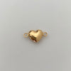 Herraje Corazon Inflado Oro amarillo 18k 0,6 Gr / 1 Cm