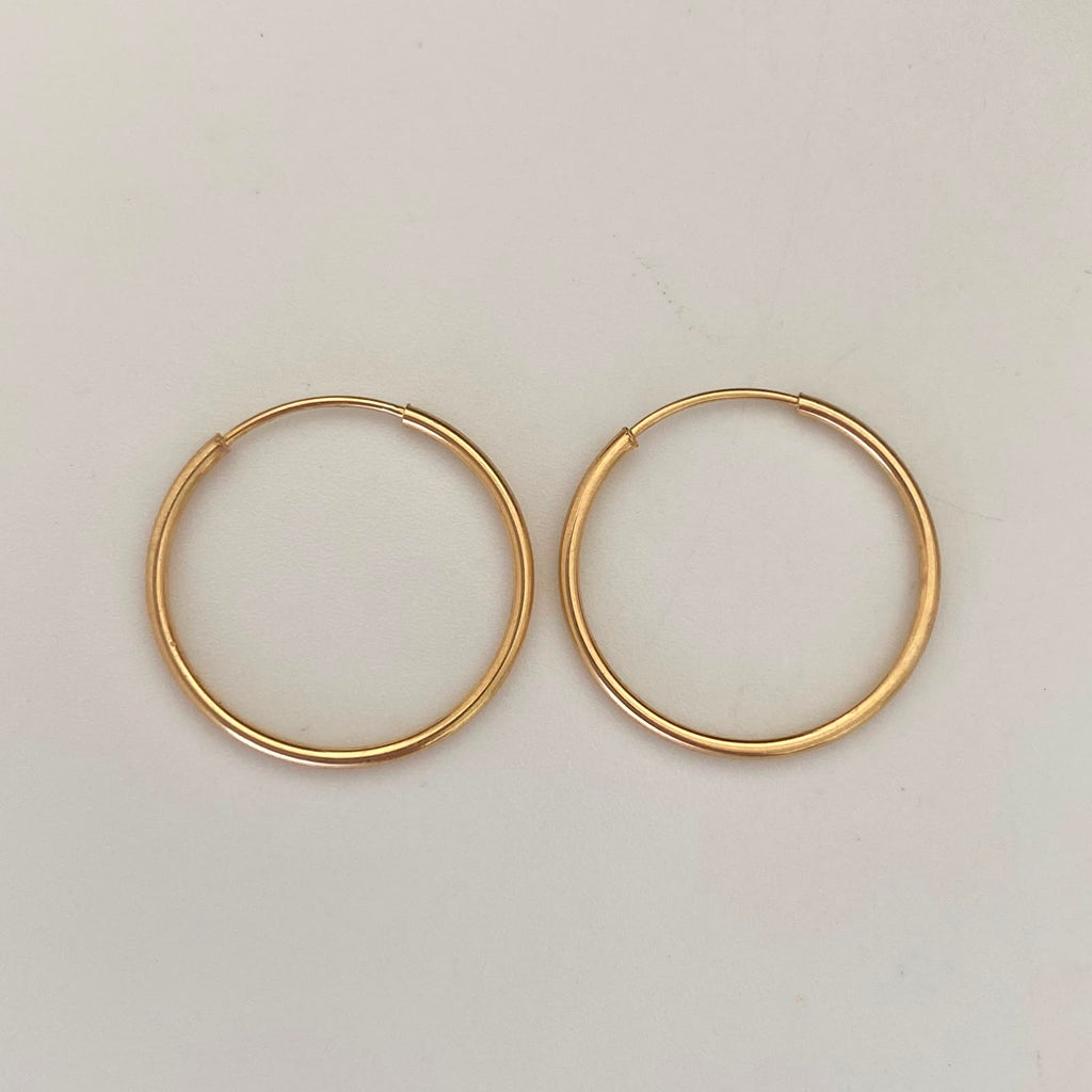 Candonga Imperdibles Oro amarillo 18k 1 Gr / 2 Cm