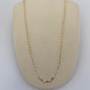 Cadena It plana  Tres oros 18k +1 / 7,2 Gr / 2,4 mm / 60 Cm