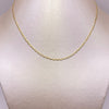 Cadena It Plana diamantada Tres oros 18k 4,35 Gr / 2,1 mm / 60 Cm