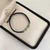 Pulsera tejida con bolas y cilindros diamantados  Oro amarillo 18k 0,3 Gr