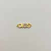 Herraje Dios casting Oro amarillo 18k 0,9 Gr / 1,8 Cm