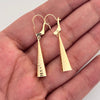Candonga Piramide Oro amarillo 18k 1,05 Gr / 3,8 Cm