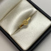 Anillo Corona Rx Oro amarillo 18k / Talla 5 1/2 / 0,7 Gr / 1,4 mm