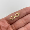 Herraje infinito Oro amarillo 18k 1,04 Gr / 2,3 Cm