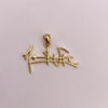 Dije It Dije firma (POR FABRICACION) Oro amarillo 18k 3,6 Gr / 3 Cm