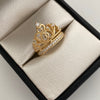 Anillo 15 Casting Blanco (POR FABRICACION) Oro amarillo 18k / Talla 8 / 5 Gr