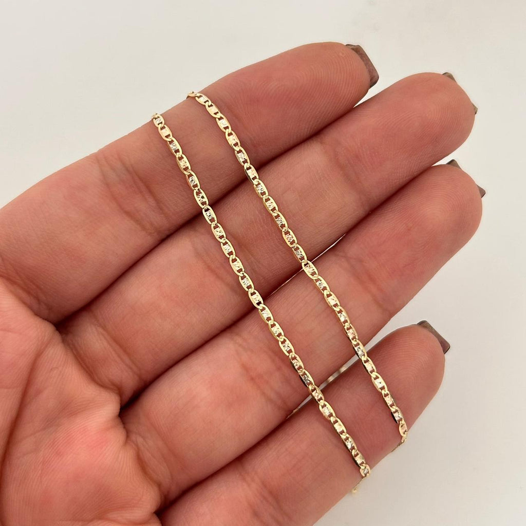 Cadena It Plana Lisa Oro amarillo 18k 2,1 Gr / 1,6 mm / 45 Cm