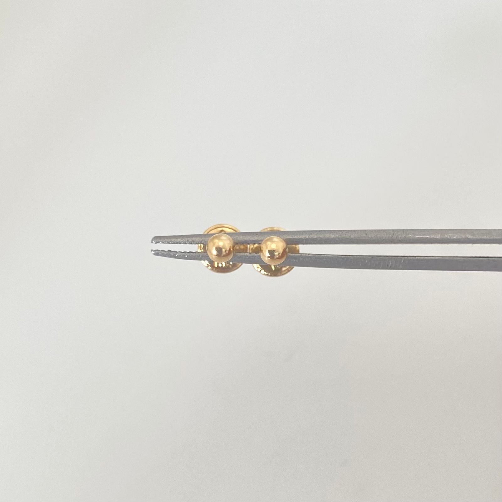 Topos bola lisa Oro amarillo 18k 0,45 Gr / 4,0 mm
