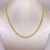 Cadena It Cubana Oro amarillo 18k 7,97 Gr / 3,8 mm / 60 Cm