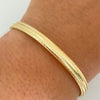 Aro It resortado Oro amarillo 18k +5 / 3,90 Gr / 5,8 mm / 20 Cm