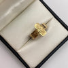Anillo Troquel cruz Oro amarillo 18k / Talla 11 1/2 / 2,6 Gr / 6,0 mm