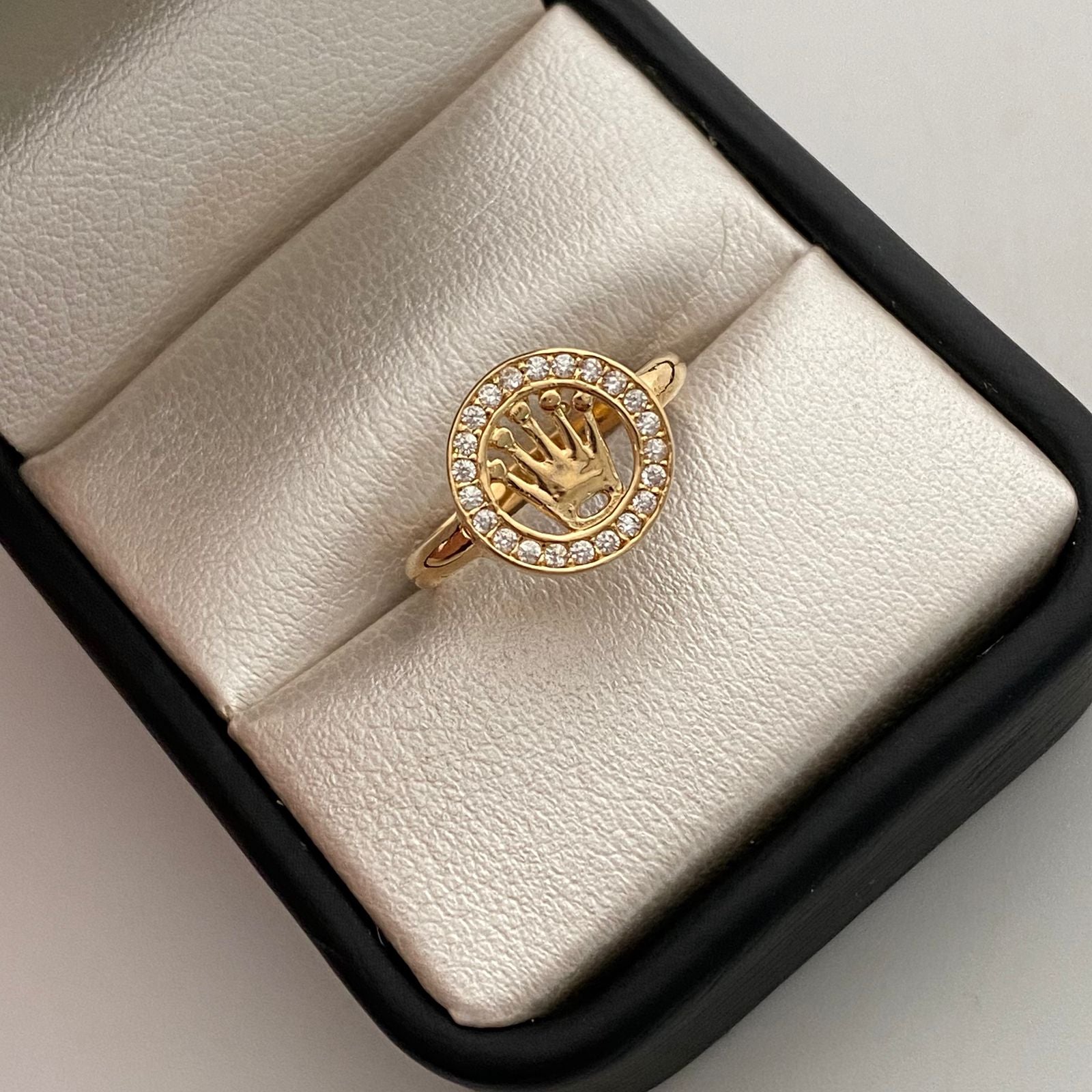 Anillo Corona Rx Casting Oro amarillo 18k / Talla 6 / 2,6 Gr / 2,1 mm