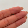 Topos Mini Esmeralda Oro amarillo 18k 0,4 Gr / 1,8 mm