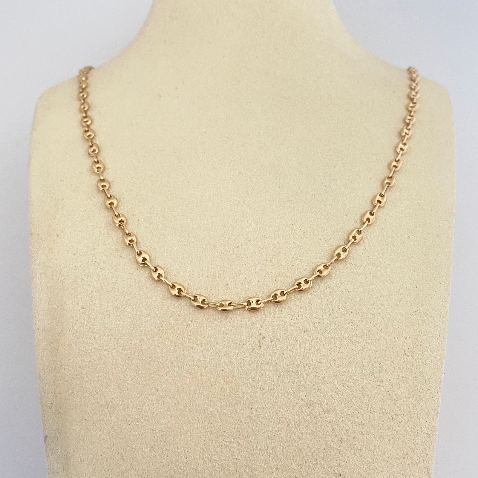 Cadena baby gc Oro amarillo 18k 6,05 Gr / 3,0 mm / 55 Cm Broche 0,40