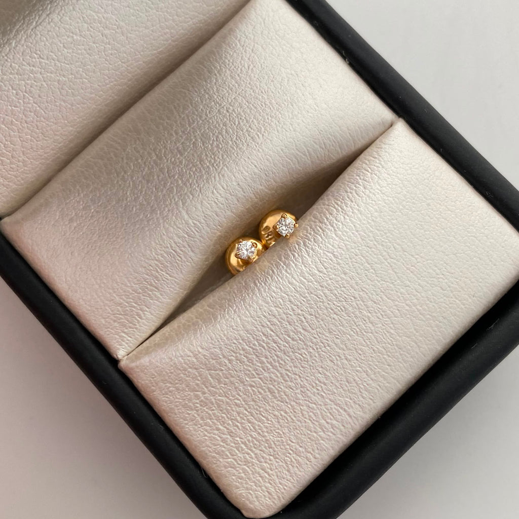 Topos Diamante Oro amarillo 18k 0,45 Gr / 2,3 mm