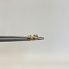 Topos bola lisa 3mm Oro amarillo 18k 0,4 Gr