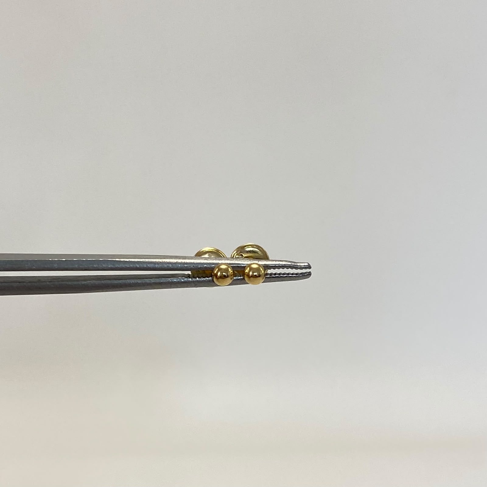 Topos bola lisa 3mm Oro amarillo 18k 0,4 Gr
