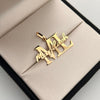 Dije Dije Personalizado letra (por fabricacion) Oro amarillo 18k 2,82 Gr