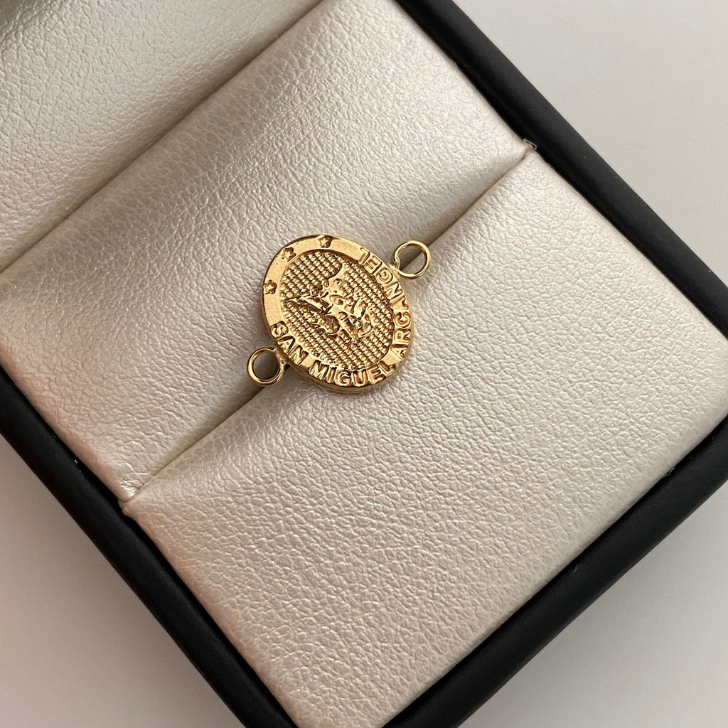 Herraje San Miguel Arcangel Oro amarillo 18k 0,7 Gr / 1,7 Cm