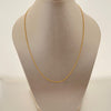 Cadena It Mini Lazo  Oro amarillo 18k +1 / 0,9 Gr / 1,1 mm / 45 Cm