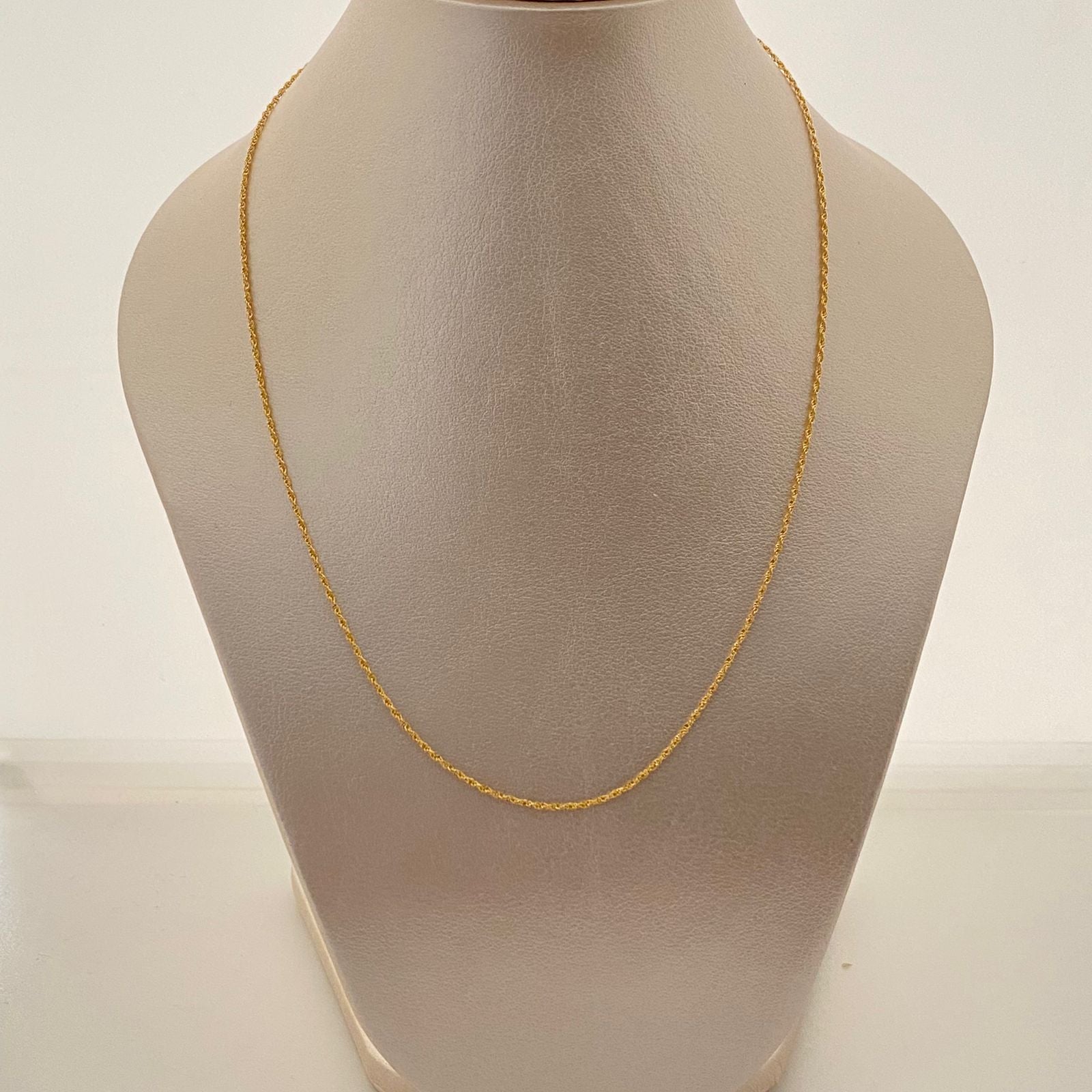 Cadena It Mini Lazo  Oro amarillo 18k +1 / 0,9 Gr / 1,1 mm / 45 Cm