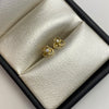 Topos Flor circon Oro amarillo 18k 0,75 Gr / 5,7 mm
