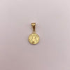 Dije San benito Oro amarillo 18k 0,55 Gr / 10,2 mm / 1,9 Cm