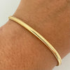 Aro It resortado Oro amarillo 18k +4 / 2,50 Gr / 3,5 mm / 19 Cm